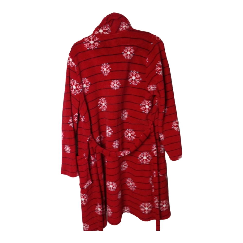 Sleepchic Red Christmas Snowflake Patterned Soft … - image 2